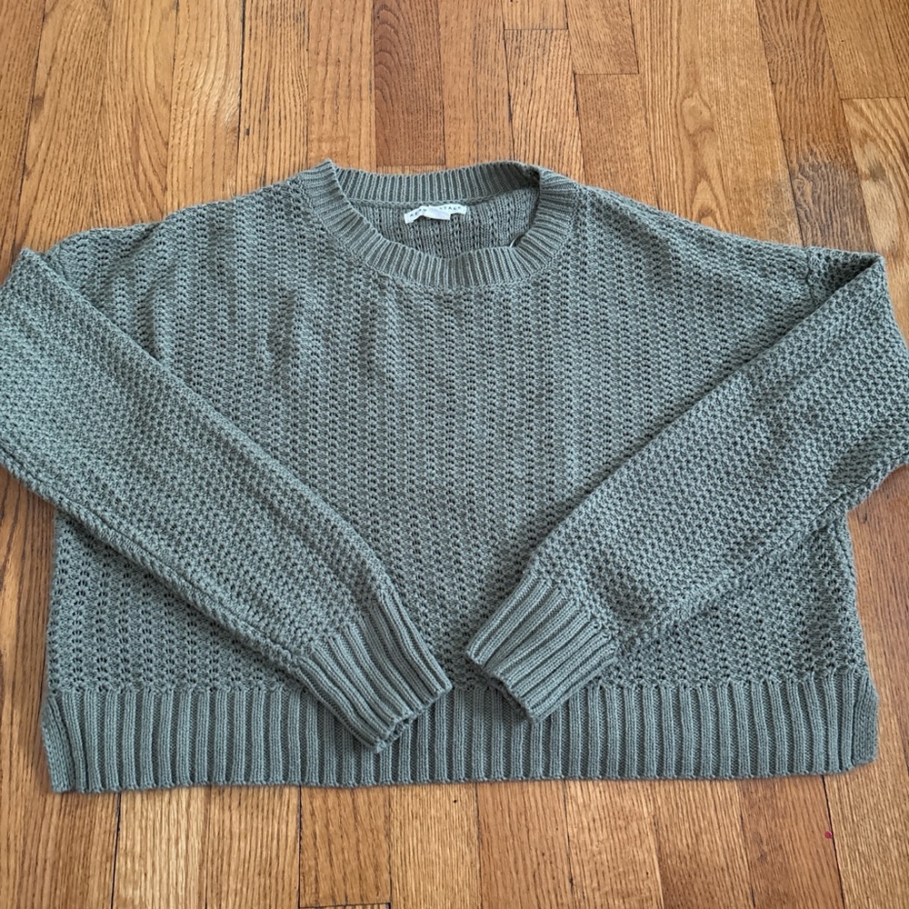 Aeropostale Olive Knit Sweater🩵